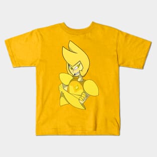 Yellow Diamond Kids T-Shirt